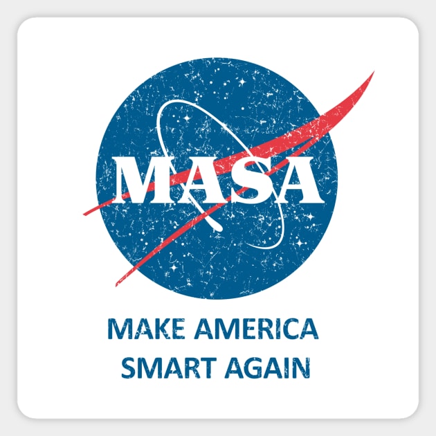 Make America Smart Again - MASA Sticker by Lunomerchedes